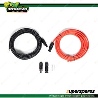 Ironman 4x4 7M Wiring Kit With MC4 Connectors Red & Black ISOLAR0012 4WD Offroad