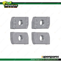 4x Ironman 4x4 Atlas M6 Channel Nut IFRFASTPACK3 Roof Rack Accessories