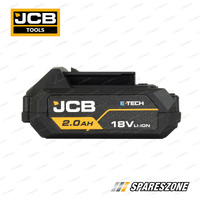 JCB Tools Professional 18V Li-Ion Battery 2.0Ah - Smart Tool Communication