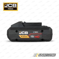 JCB Tools Professional 18V Li-Ion Battery 4.0Ah High Capacity - Ultra-Compact