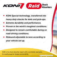 2 x Rear KONI Raid Shock Absorbers 88-1876 - Oversized and Over-Engineered