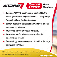 2 x Rear KONI Special-Active Shock Absorbers 8245-1357 - FSD Technology