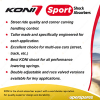 2 x Front KONI Sport Shock Absorbers 8741-1572Sport - Double Adjustable Version