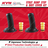 2x Front Strut Bump Stops + Dust Covers Kit for Toyota Avensis ACM20R ACM21R FWD