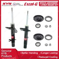 Front KYB Shock Absorbers Strut Mount Kit for Citroen DS3 1.4 Hatchback 12-13