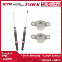 Pair Rear KYB Shock Absorbers Strut Mount Kit for Citroen C4 B7 Hatchback 11-ON
