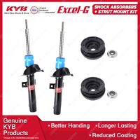 2 Front KYB Shock Absorbers Strut Mount Kit for Ford KA KA2 BL13 Hatchback 99-03