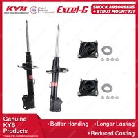 2 Front KYB Shock Absorbers + Strut Mount Kit for Ford Escape BA ZA AJ SUV 01-04