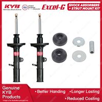 2 Front KYB Shock Absorbers Strut Mount Kit for Honda Prelude AB BA3 Coupe 83-87