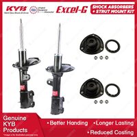 2 Front KYB Shock Absorbers Strut Mount Kit for Hyundai Santa Fe CM Wagon 06-09