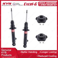 2 Front KYB Shock Absorbers Strut Mount Kit for Mazda MX-5 NA Convertible 89-97
