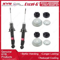 2 Front KYB Shock Absorbers Strut Mount Kit for Mazda MX-5 NB Convertible 98-05