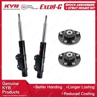 2 Front KYB Shock Absorbers Strut Mount Kit for Mercedes-Benz Sprinter W903 W906