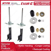 2 Front KYB Shock Absorbers Strut Mount Kit for Mercedes-Benz A-Class W168 98-05