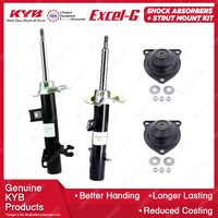 2 Front KYB Shock Absorbers Strut Mount Kit for Mini Cooper S R50 R52 R53 02-09
