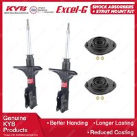 2 Front KYB Shock Absorbers Strut Mount Kit for Mitsubishi Lancer CA CB CC 88-95