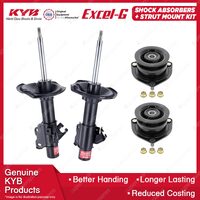 2 Front Shock Absorbers Strut Mount Kit for Nissan 180SX Silvia S13 Coupe 89-98