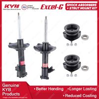 2x Front KYB Shock Absorbers + Strut Mount Kit for Nissan Maxima J30 VG30E 90-93