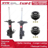 2 Front KYB Shock Absorbers Strut Mount Kit for Nissan 200SX Silvia S14 94-00