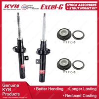 2 Front Shock Absorbers Strut Mount Kit for Peugeot 406 Sedan Wagon Coupe 95-04