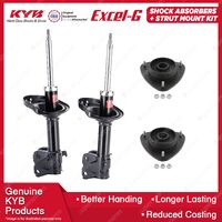 2 Front Shock Absorbers Strut Mount Kit for Subaru Liberty BM9 BMF BR9 09-11