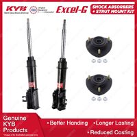2 Front KYB Shocks Strut Mount Kit for Suzuki Vitara SE416 SV420 SV620 X-90 LB11