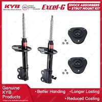 2 Front KYB Shocks Strut Mount Kit for Toyota Corolla AE101R AE102R AE112R 94-01