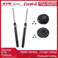 Pair Front KYB Shock Absorbers Strut Top Mount Kit for Toyota Lexcen VN VP 89-93