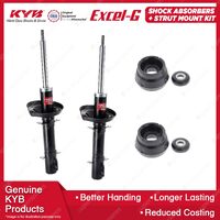 2 Front KYB Shock Absorbers Strut Mount Kit for Volkswagen Beetle 1Y 9C Bora 1J