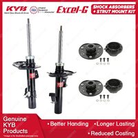 2 Front KYB Shock Absorbers Strut Mount Kit for Volvo S80 XC70 Sedan Wagon 07-ON