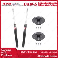 2 Front KYB Shock Absorbers Strut Mount Kit for Volvo 240 244 260 264 265 81-93