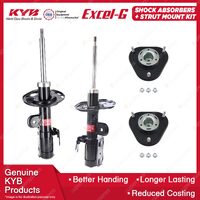 2 Front KYB Shock Absorbers Strut Mount Kit for Toyota Prius ZVW30R Hybrid 09-16