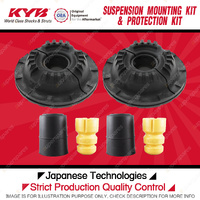 KYB Front Strut Mount Bump Stop Dust Cover Kit for Audi A4 B8 Sedan 2008-On