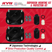 KYB Front Strut Mount Bump Stop Dust Cover Kit for Mazda 323 BG Sedan 1989-1994