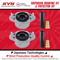 KYB Rear Strut Mount Bump Stop Dust Cover Kit for Mercedes Benz C-Class W204