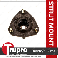 2 x Trupro Front Strut Mounts for Mazda 2 DY5W 1.5L ZY-VE 04/03-09/05
