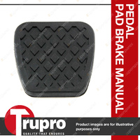 1 x Trupro Pedal Pad - Brake Manual for Holden Rodeo TF 4cyl 2.6L 2.8L 7/88-03