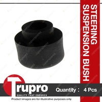 4 x Trupro Front Radius Arm Bush Leading End Rear for Ford Maverick 4.2L 6cyl