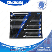 38 Pcs of Kincrome Tool Armour Trolley Combination & Jumbo Spanners EVA Tray