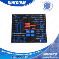 198 Pcs of Kincrome Tool Armour Torquemaster Screwdrivers & Fastening EVA Tray