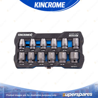 12 Pcs of Kincrome 1/2" Drive LOK-ON Impact Socket Set - Chrome Molybdenum