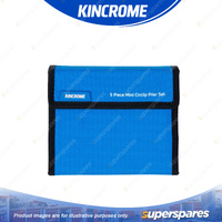 5 Pcs of Kincrome 125mm Mini Circlip Pliers Set - Vinyl Coated Handle & Wallet