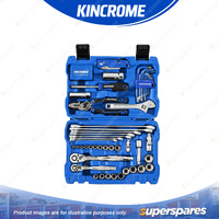 82 Pcs of Kincrome Portable Tool Kit 1/4" 3/8" Sockets & Accessories Screwdriver