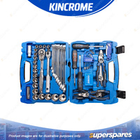 85 Pcs of Kincrome Portable Tool Kit - 1/2" Sockets & Accessories Screwdrivers