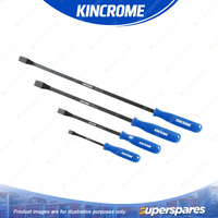 4 Pcs of Kincrome Pry Bar Set - 200mm 300mm 450mm 600mm Carbon Steel