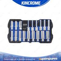 18 Pcs of Kincrome 1/2" Drive LOK-ON Socket & Spark Plug Set - Deep Sockets