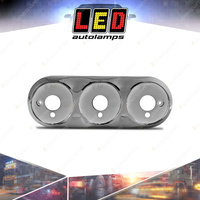 LED Autolamps Replacement Black Triple Chrome Bracket Suit 82 Series Lamps
