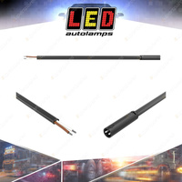 LED Autolamps 2 Core 5m 16AWG Marker Cable with Female Plug and Bare Wires Bulk