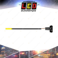 LED Autolamps Indicator Lamp Plug Standard 2 Pin Connector with 2 Core/Pin