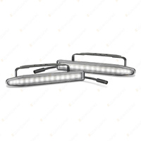 LED Autolamps Daytime Running Light 200x25x20mm Daylight Lamp Twin Blister Kit
